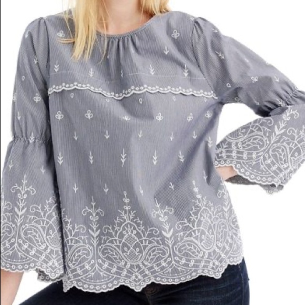 Light Blue J Crew Blouse💍